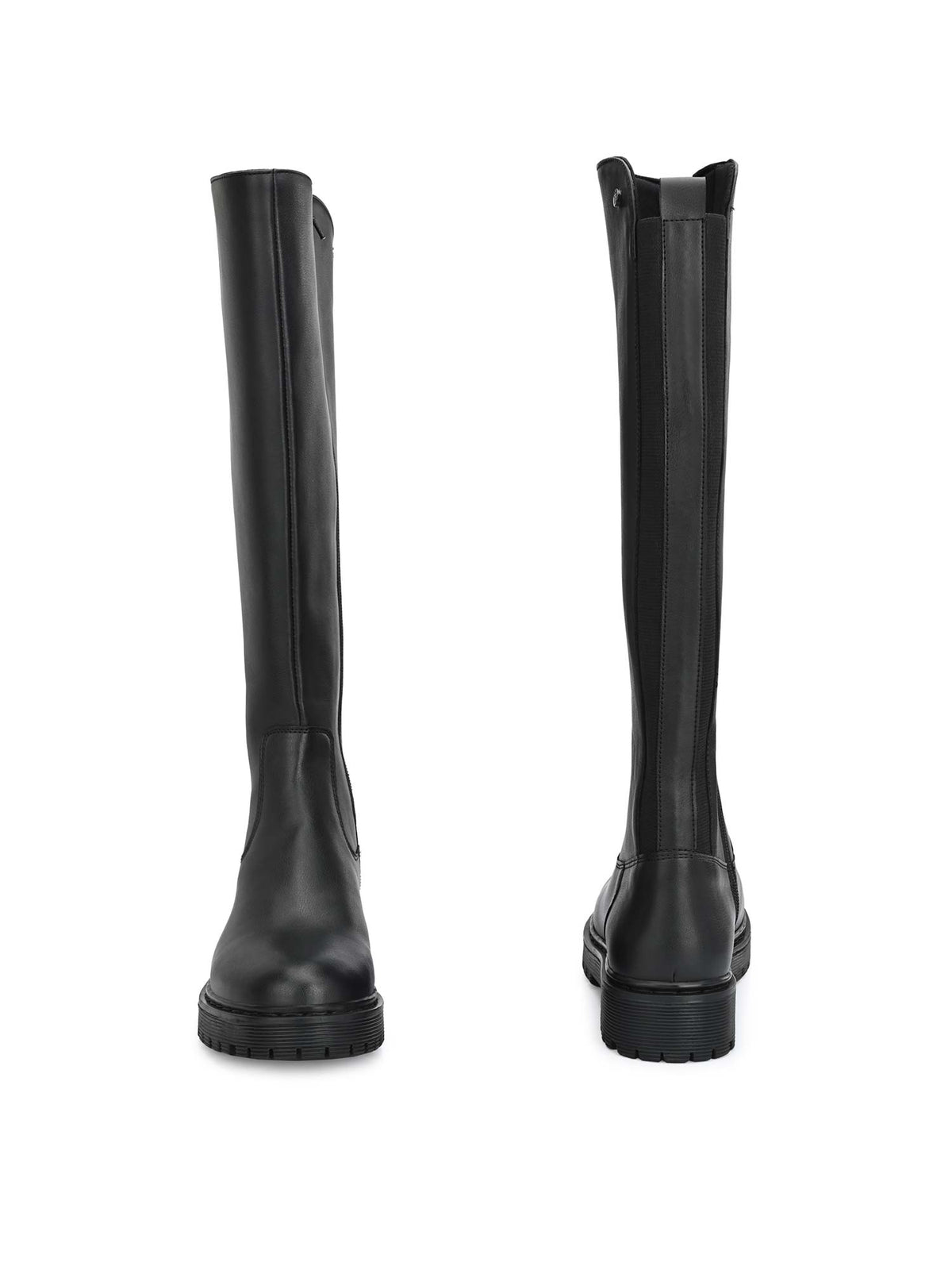 Black Solid Knee Boots | BT61 - view 6
