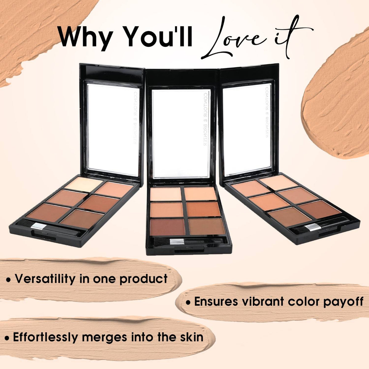 Contour & Bronzer Palette | F14 - view 3