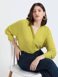 Rust Full Sleeves Oversized Solid Casual Shirt | S67 - view 6