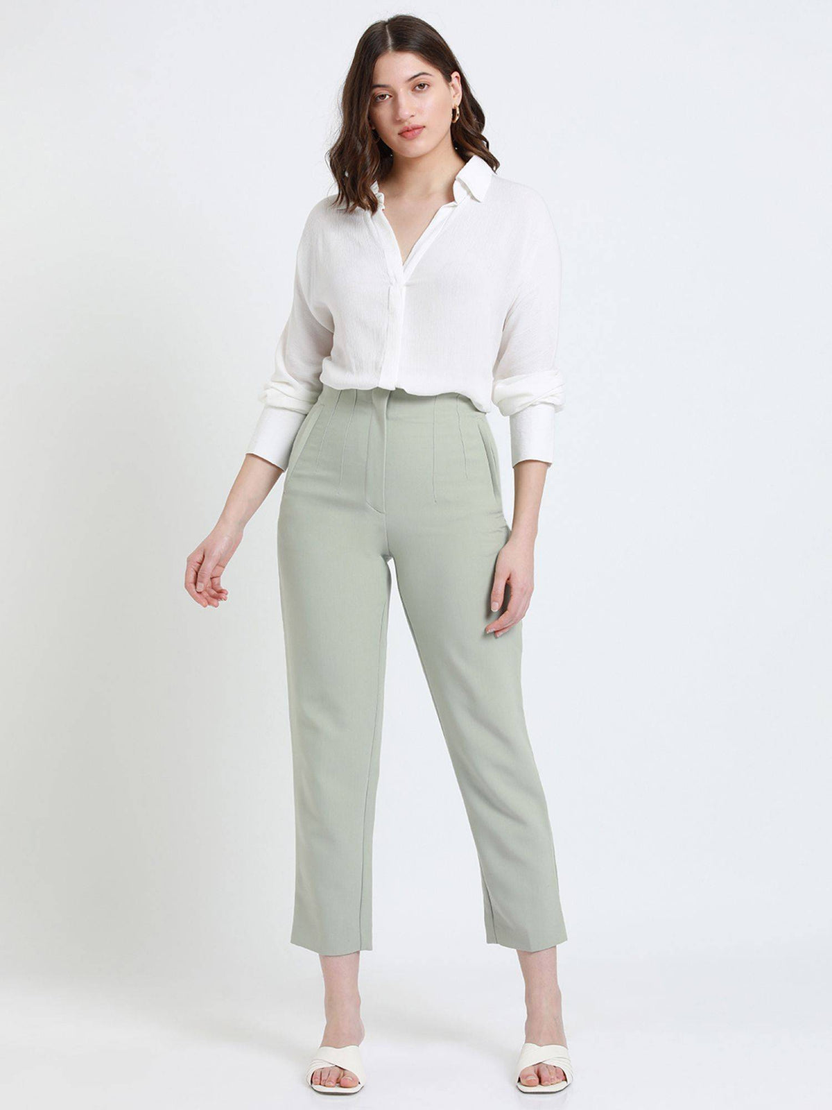 Rust Full Sleeves Oversized Solid Casual Shirt | S67 - view 20
