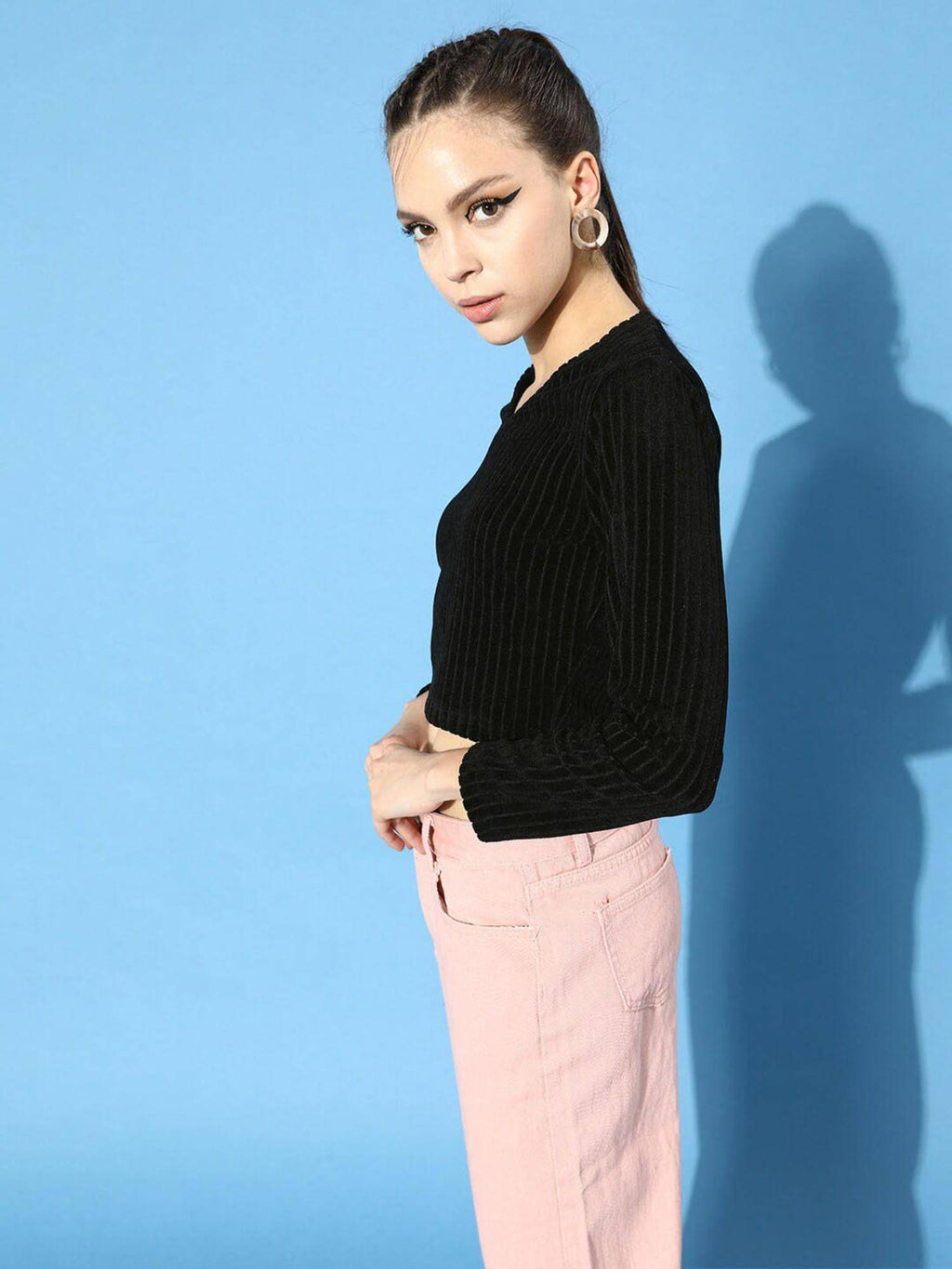 Lavender Drop Needle Top | CT61 - view 8