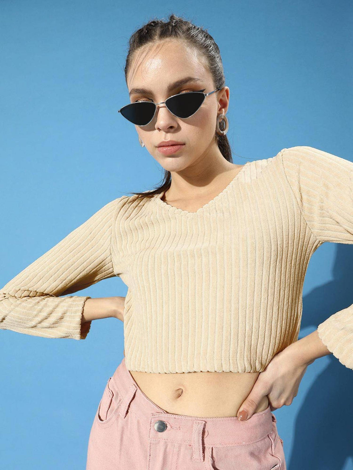 Lavender Drop Needle Top | CT61 - view 13
