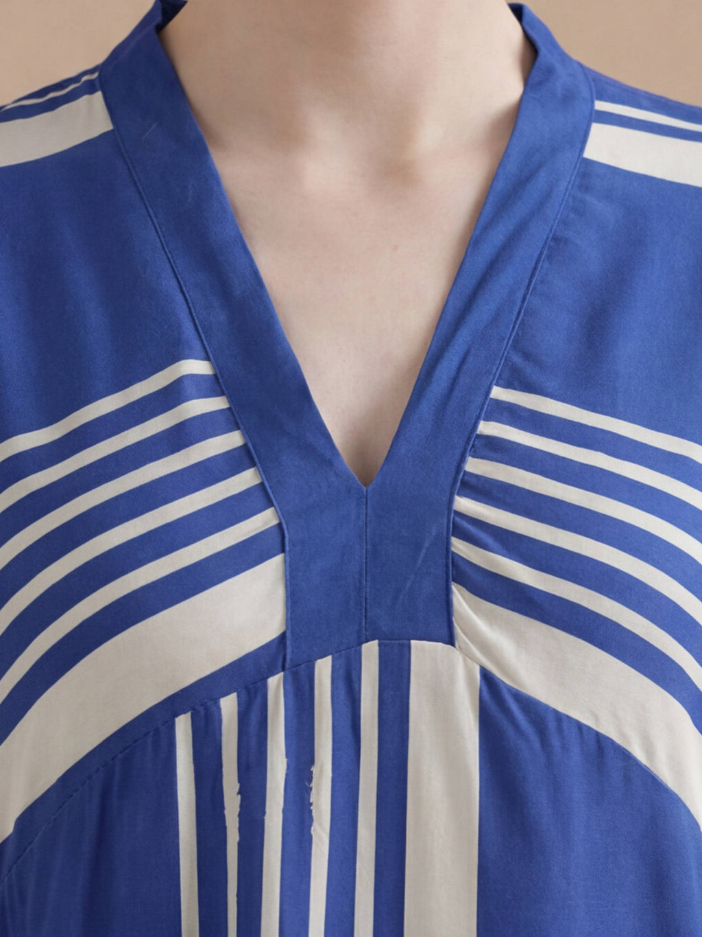 Black Viscose Rayon Stripes Printed Kurta | KDG - view 11