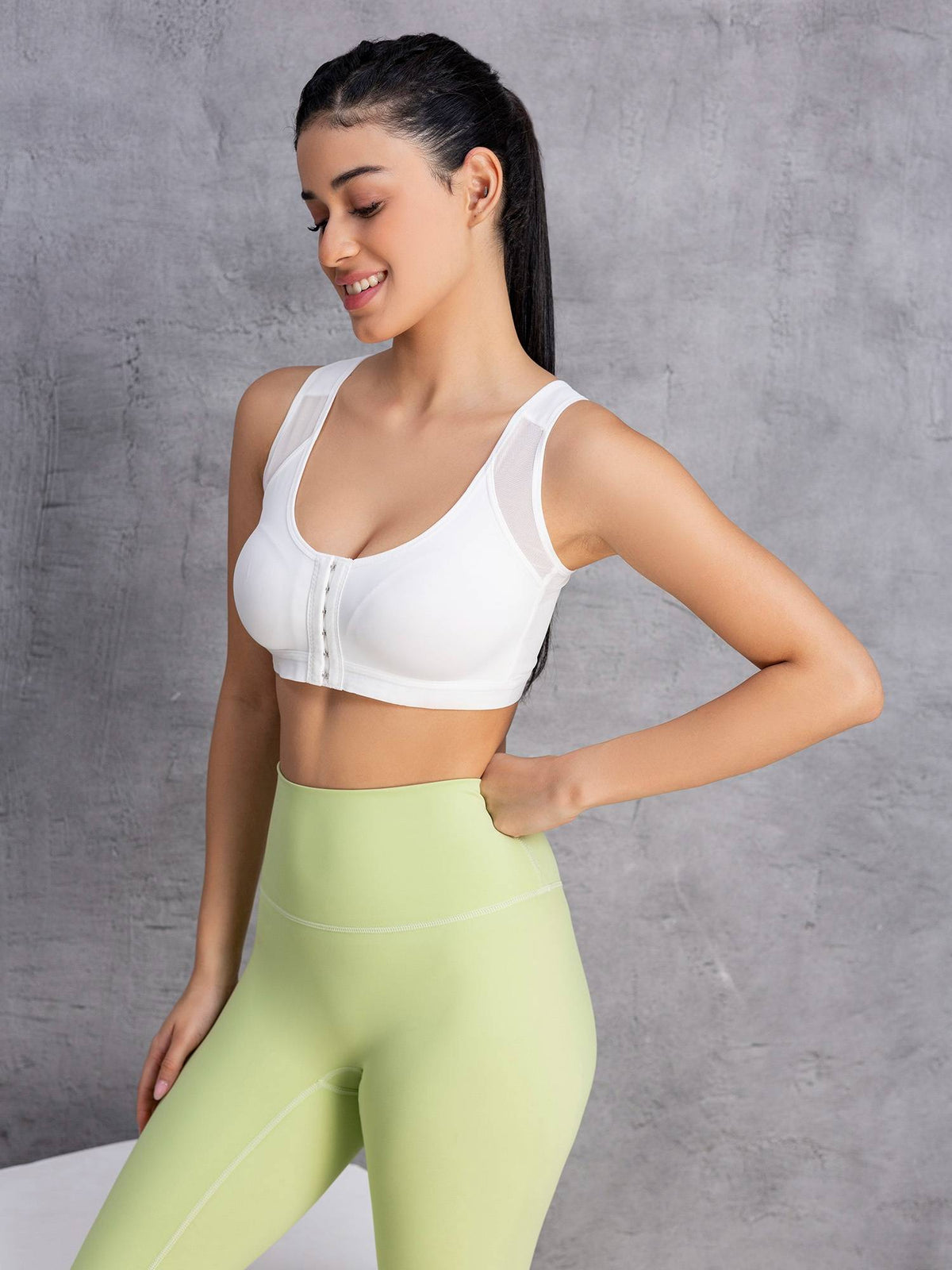 Posture Correcting Full Coverage Bra Black | sb09 - view 7