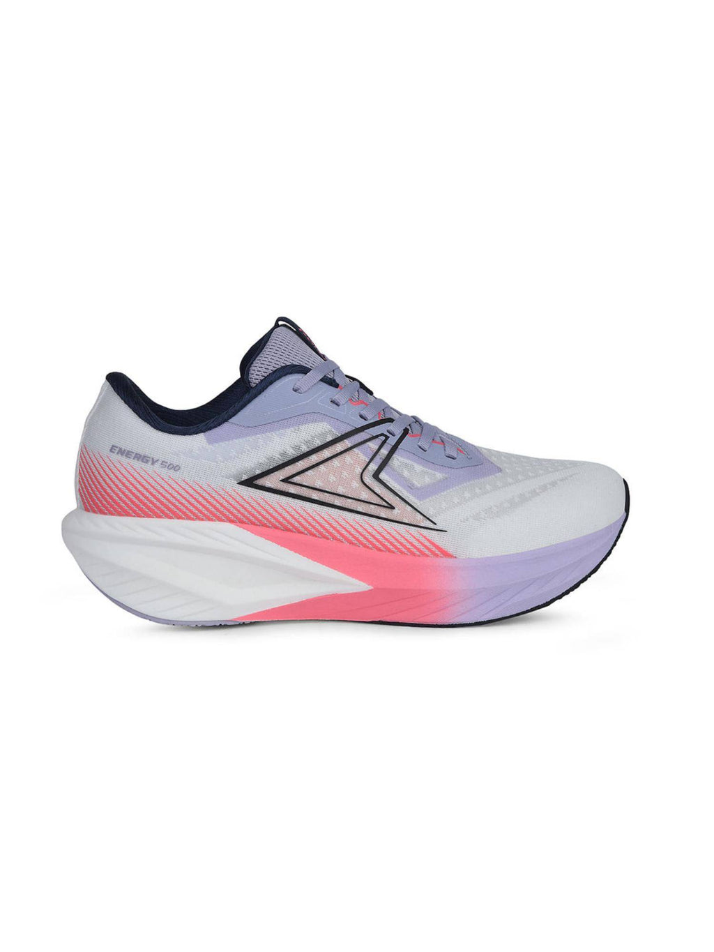 Womens White Lightweight Durable Running Shoes | SH9 - view 2
