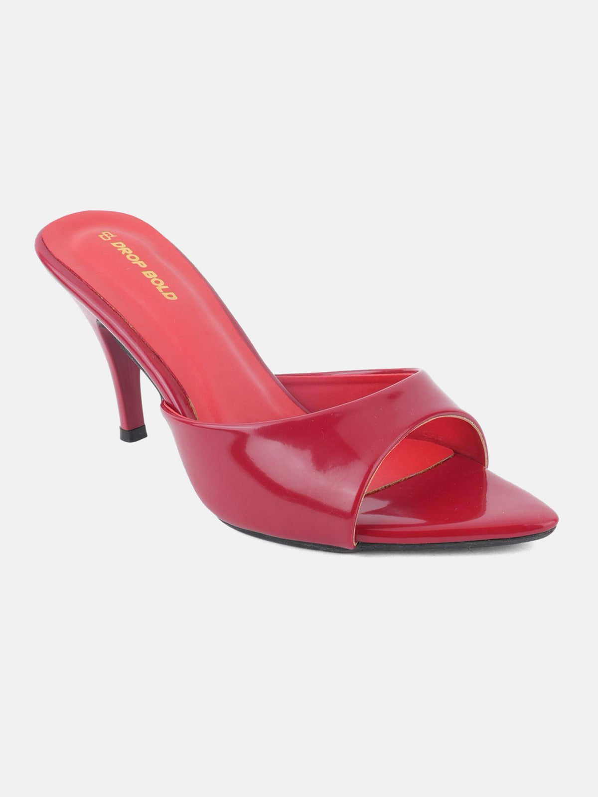 Womens Red Pointed Toe Stilettos Heels | H78 - view 3