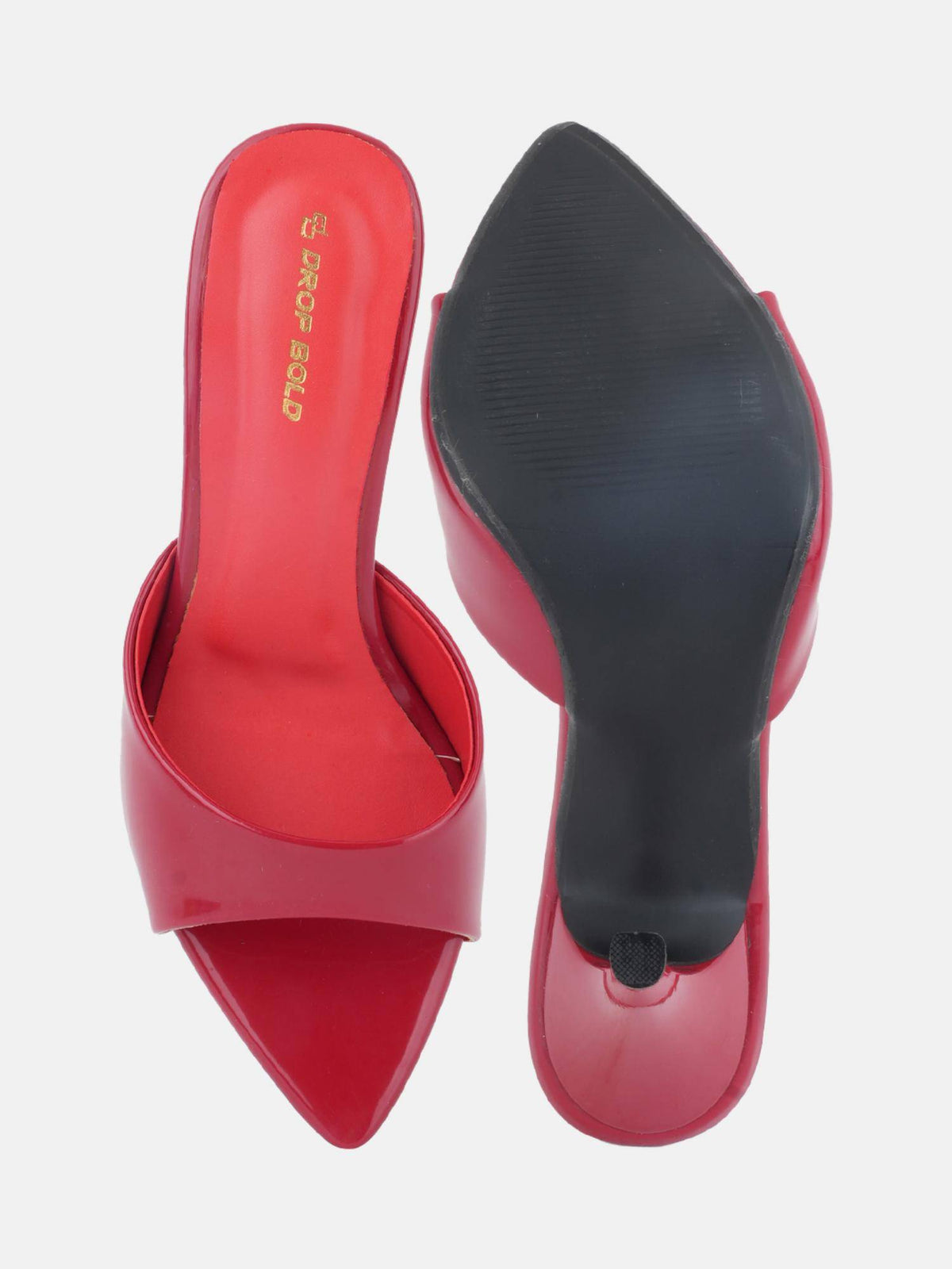 Womens Red Pointed Toe Stilettos Heels | H78 - view 6