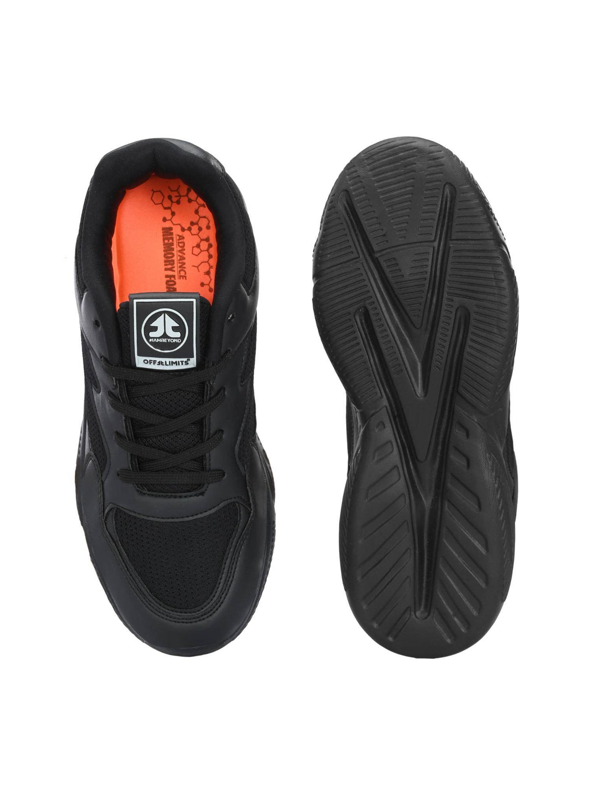 Women ROGER W Running Shoes - Black | SH9 - view 5