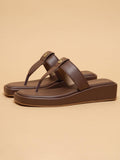 Women Dovie Brown Cushioned Platform Sandal | SD89 - view 1