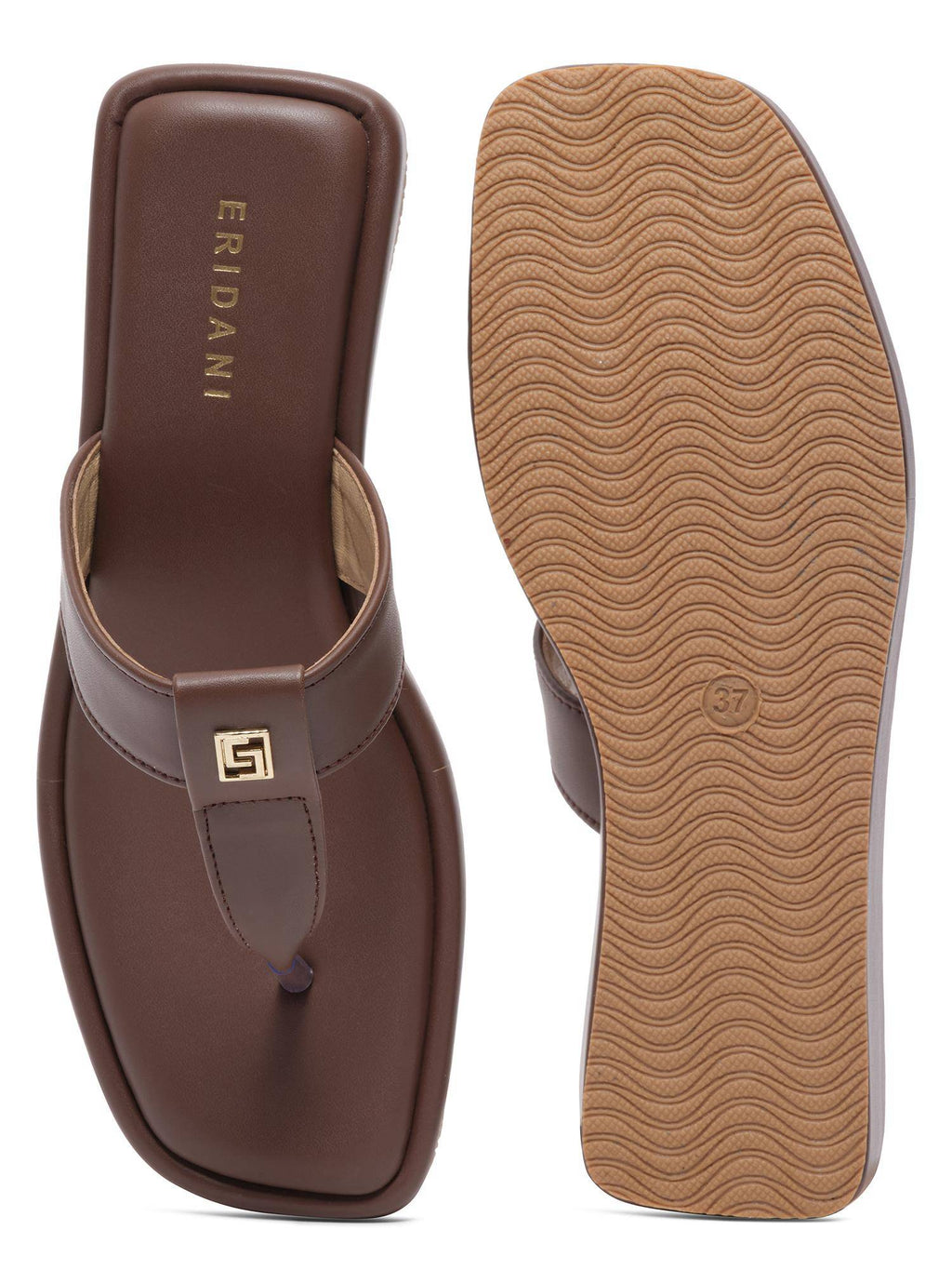 Women Dovie Brown Cushioned Platform Sandal | SD89 - view 3