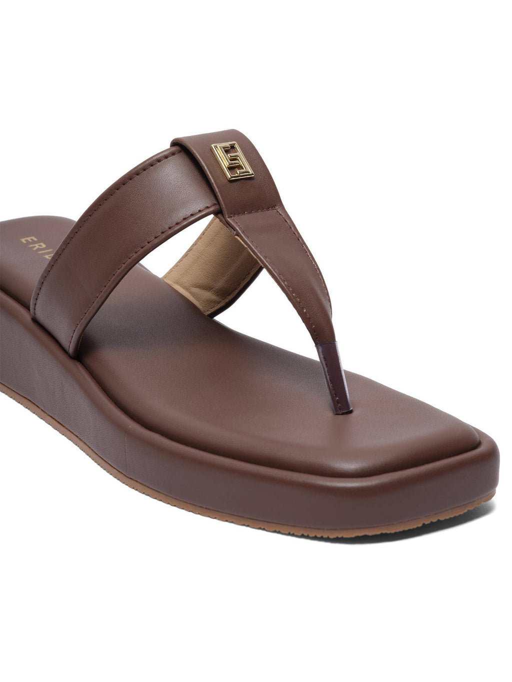 Women Dovie Brown Cushioned Platform Sandal | SD89 - view 5