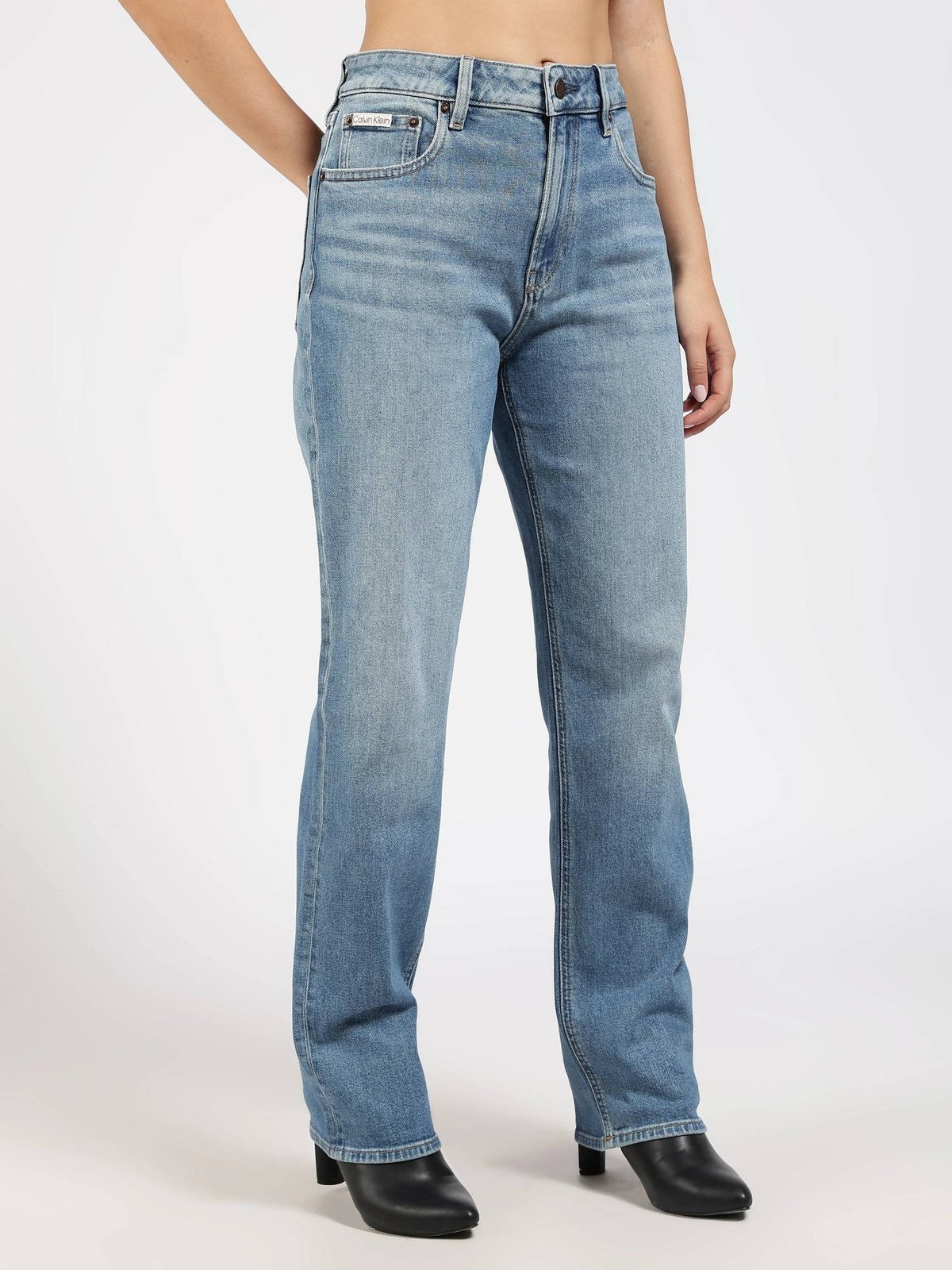 Light-Wash Regular Fit Mid Rise Jeans | BG78 - view 6