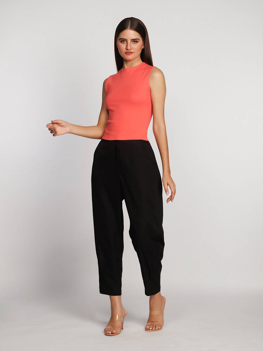 Womens Yellow Solid Tank Top | TT98 - view 19
