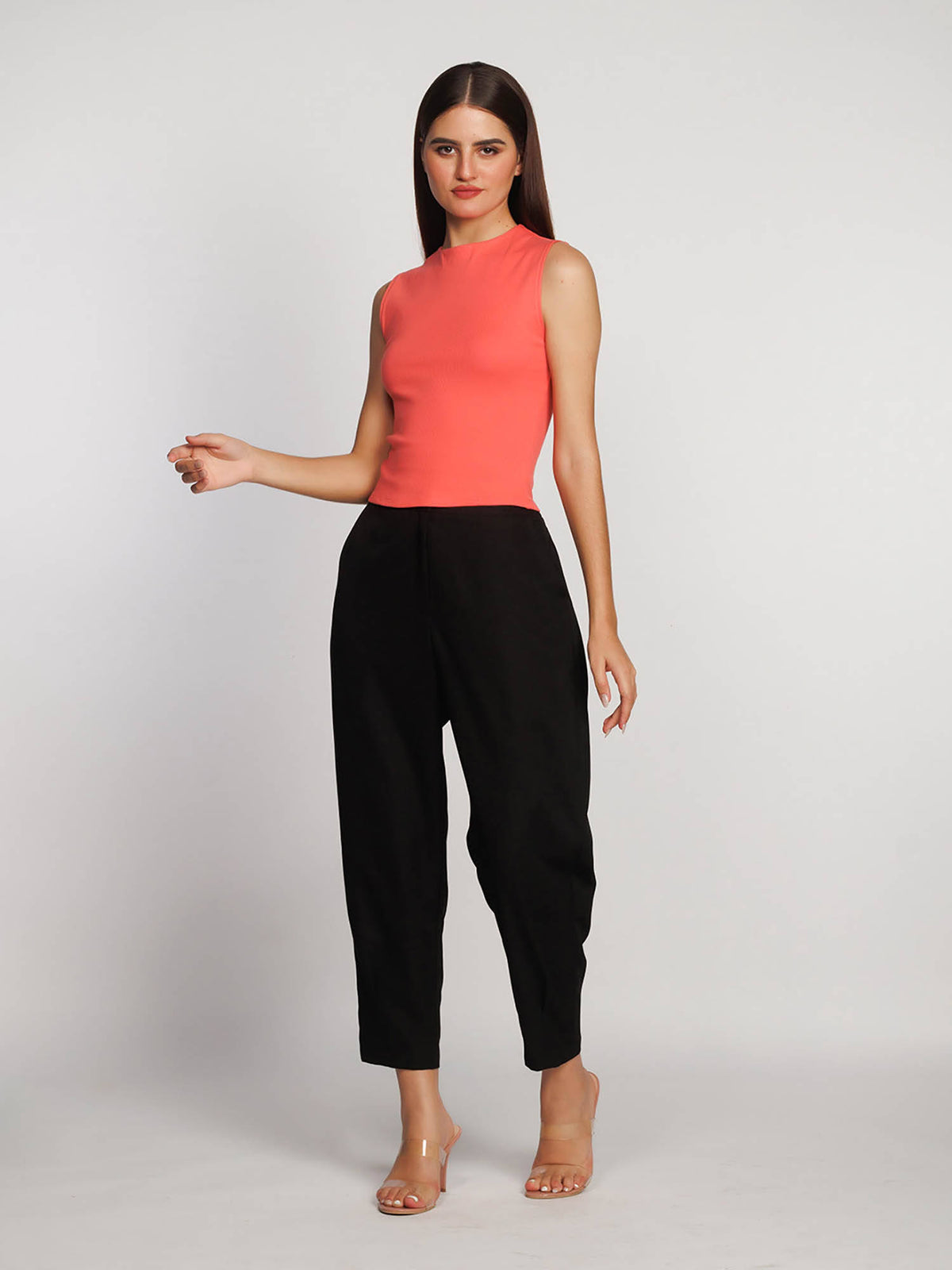Womens Yellow Solid Tank Top | TT98 - view 19