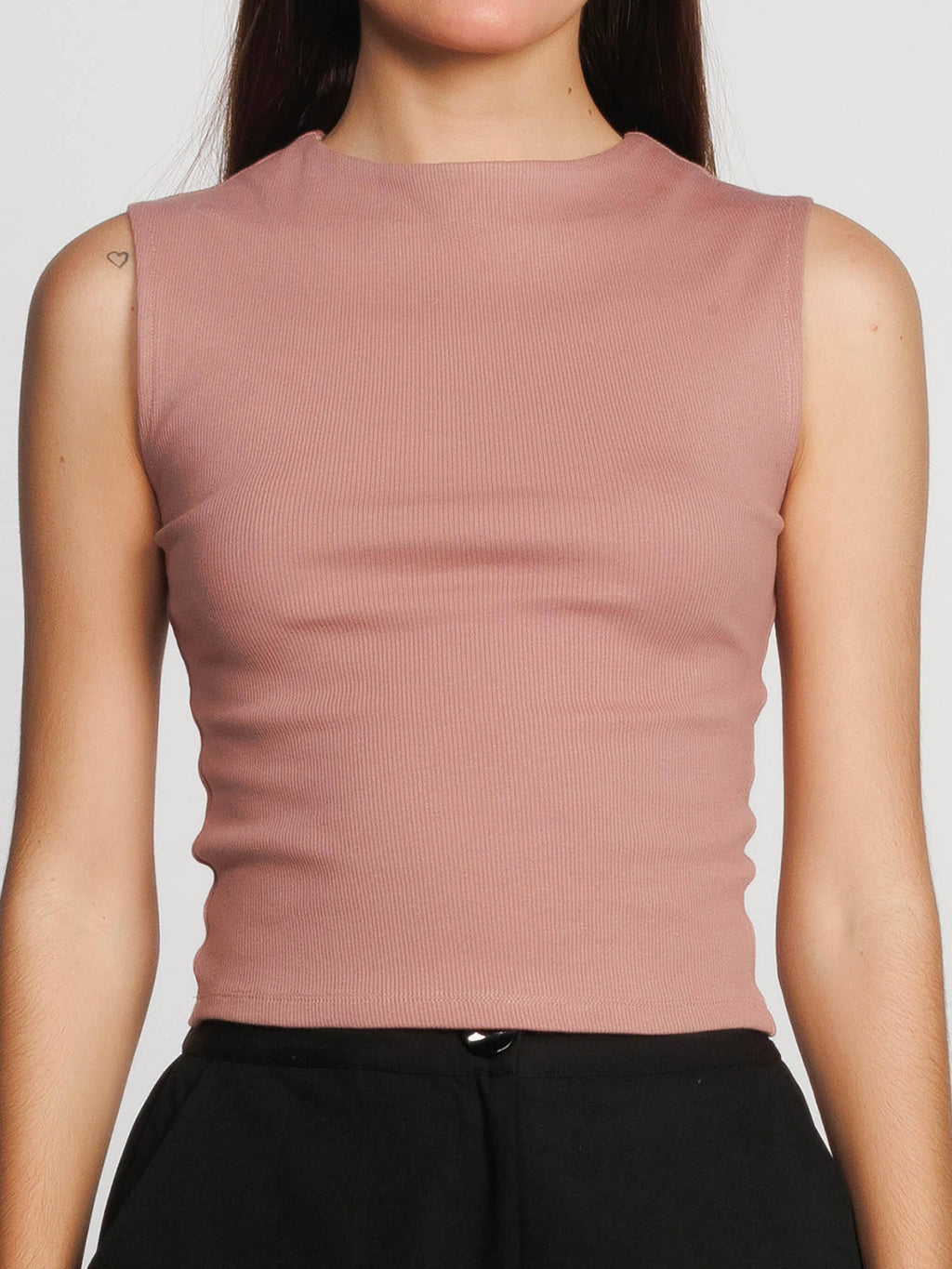 Womens Yellow Solid Tank Top | TT98 - view 12