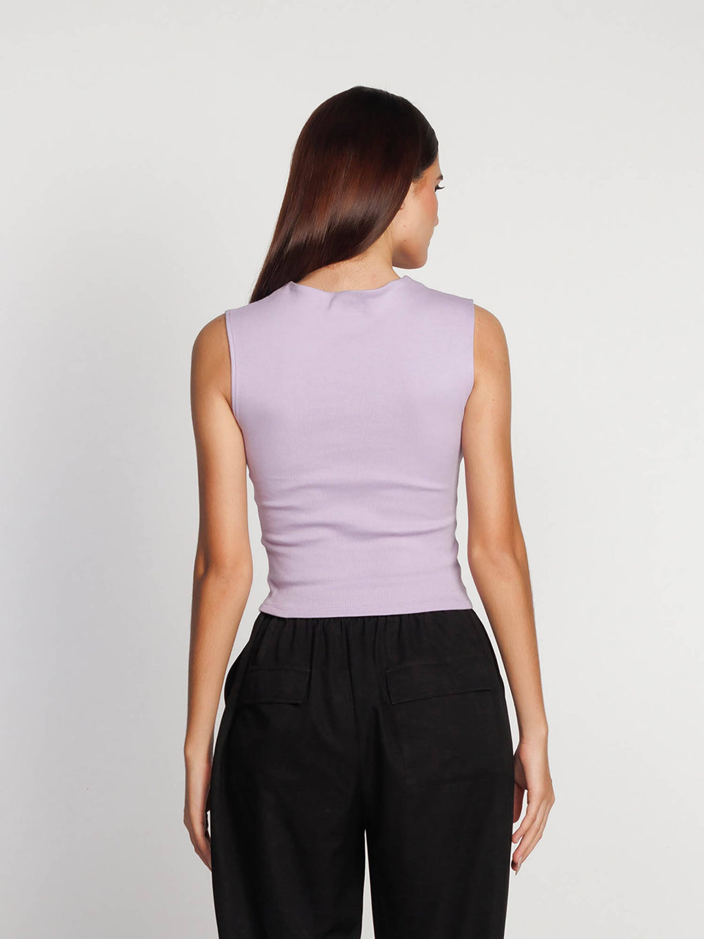 Womens Yellow Solid Tank Top | TT98 - view 16