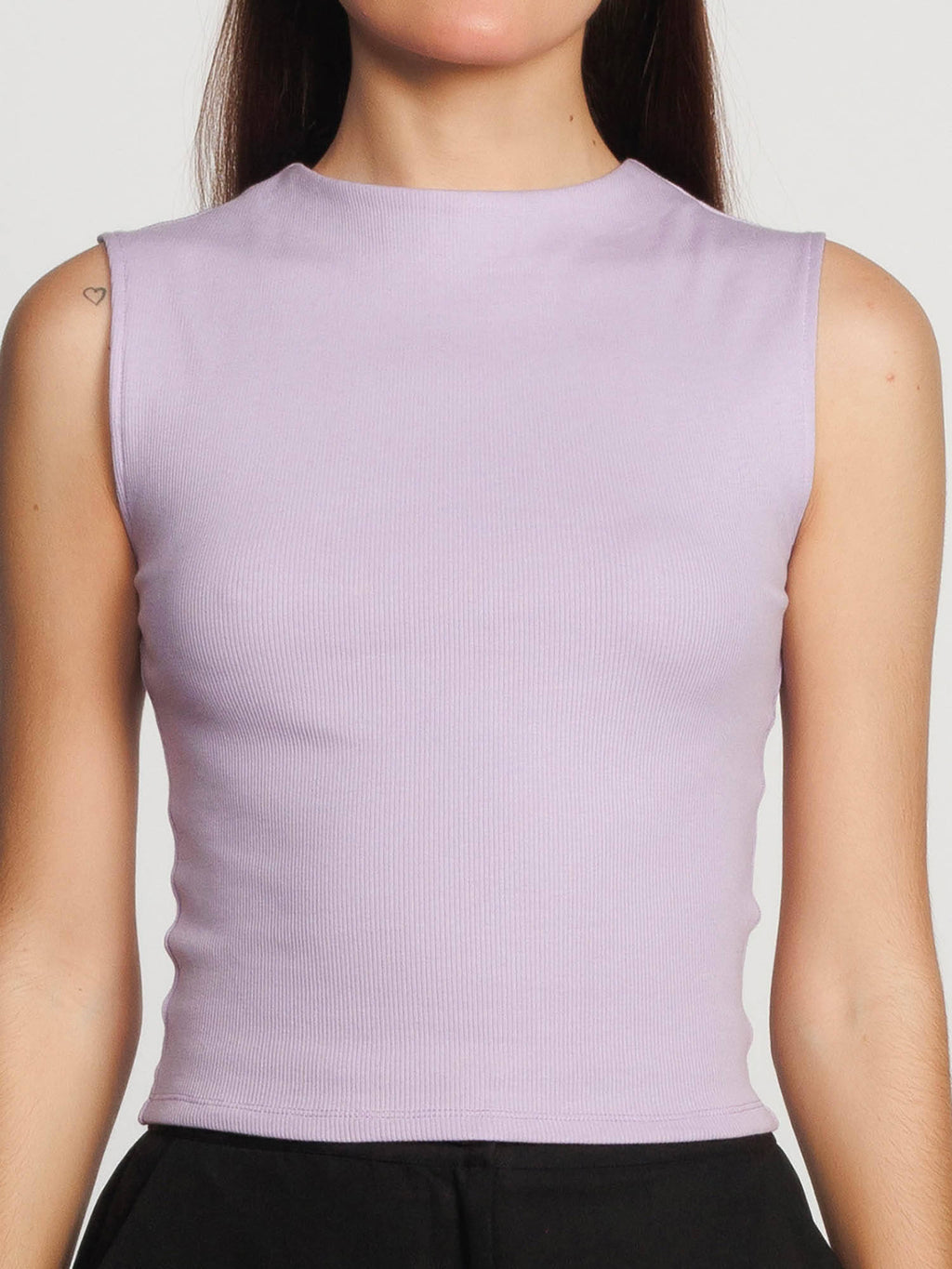 Womens Yellow Solid Tank Top | TT98 - view 18