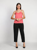 Womens Wine Solid Regular Tank Top | TT98 - view 7