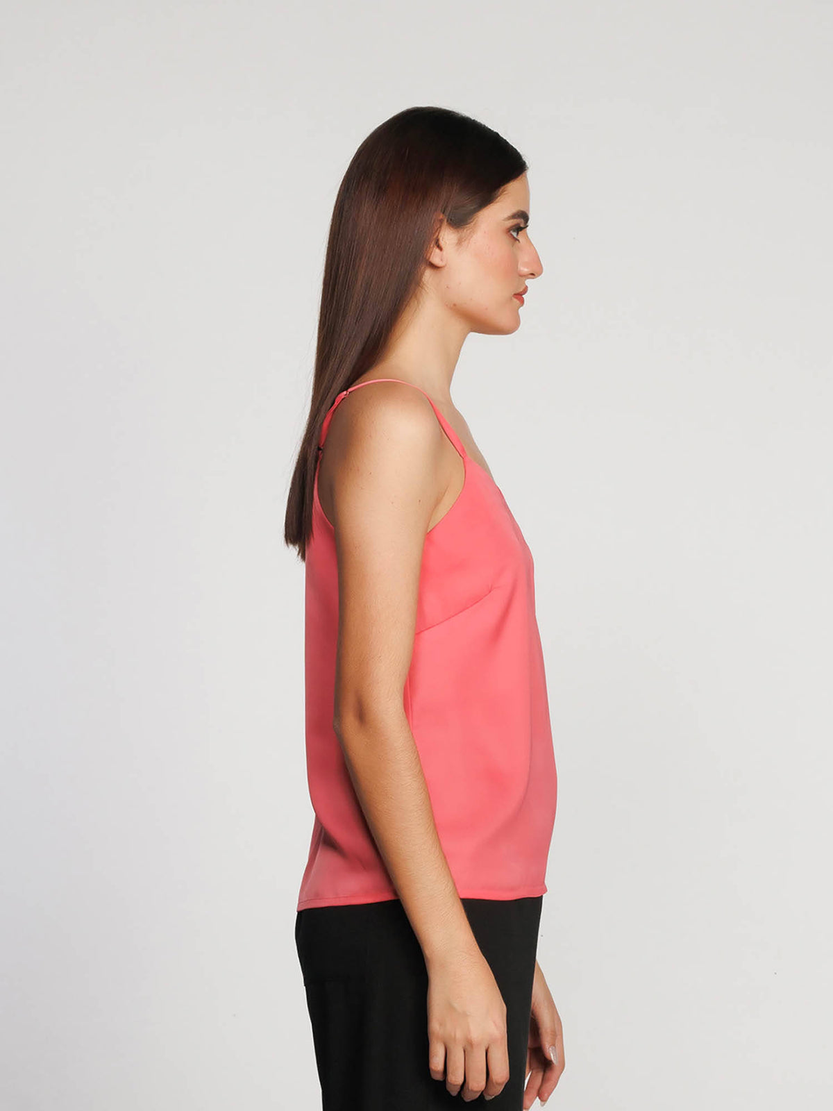 Womens Wine Solid Regular Tank Top | TT98 - view 9