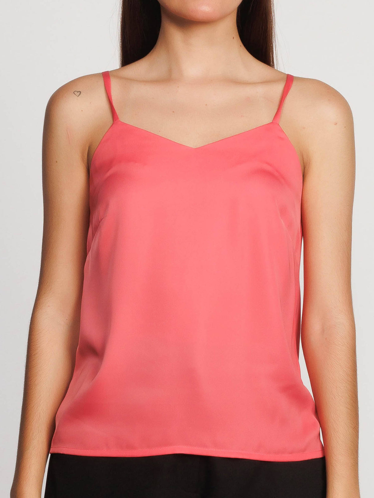 Womens Wine Solid Regular Tank Top | TT98 - view 12