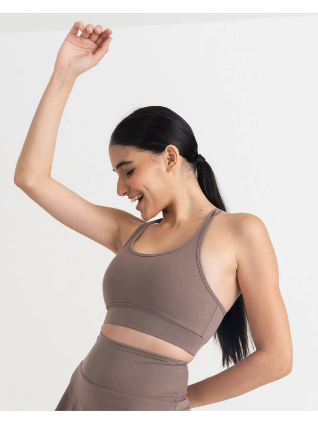 Women Zen Medium Coverage Sports Bra Grey | sb09 - view 20