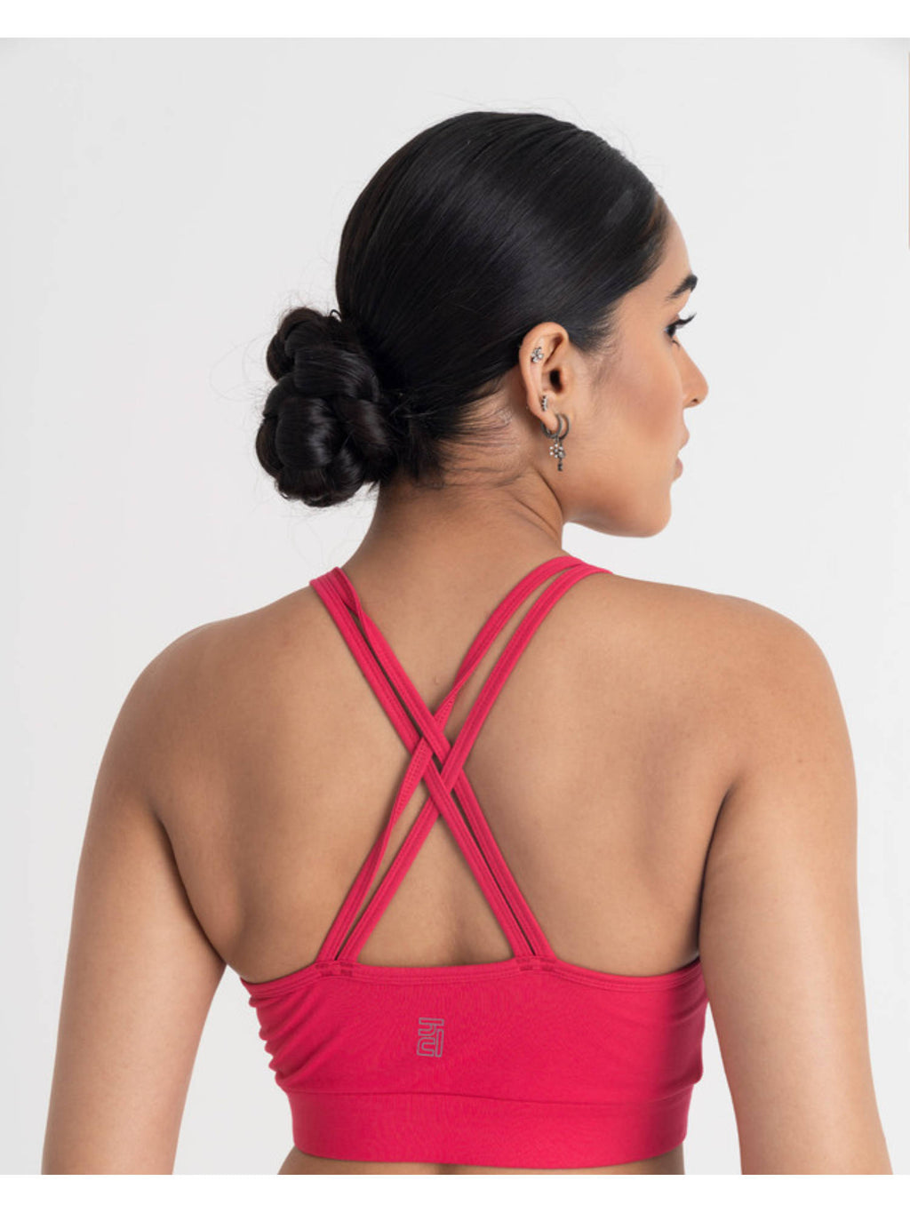 Women Zen Medium Coverage Sports Bra Grey | sb09 - view 25
