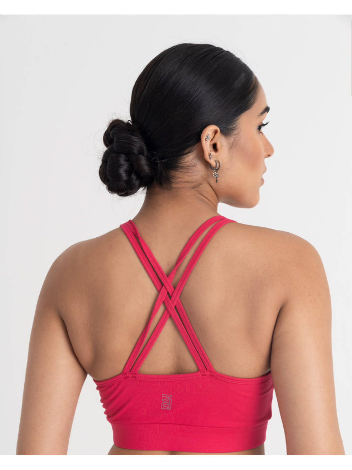 Women Zen Medium Coverage Sports Bra Grey | sb09 - view 25