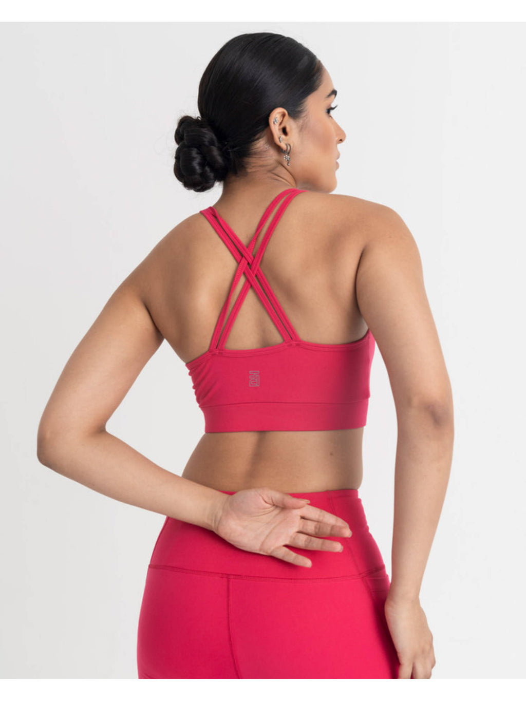 Women Zen Medium Coverage Sports Bra Grey | sb09 - view 30