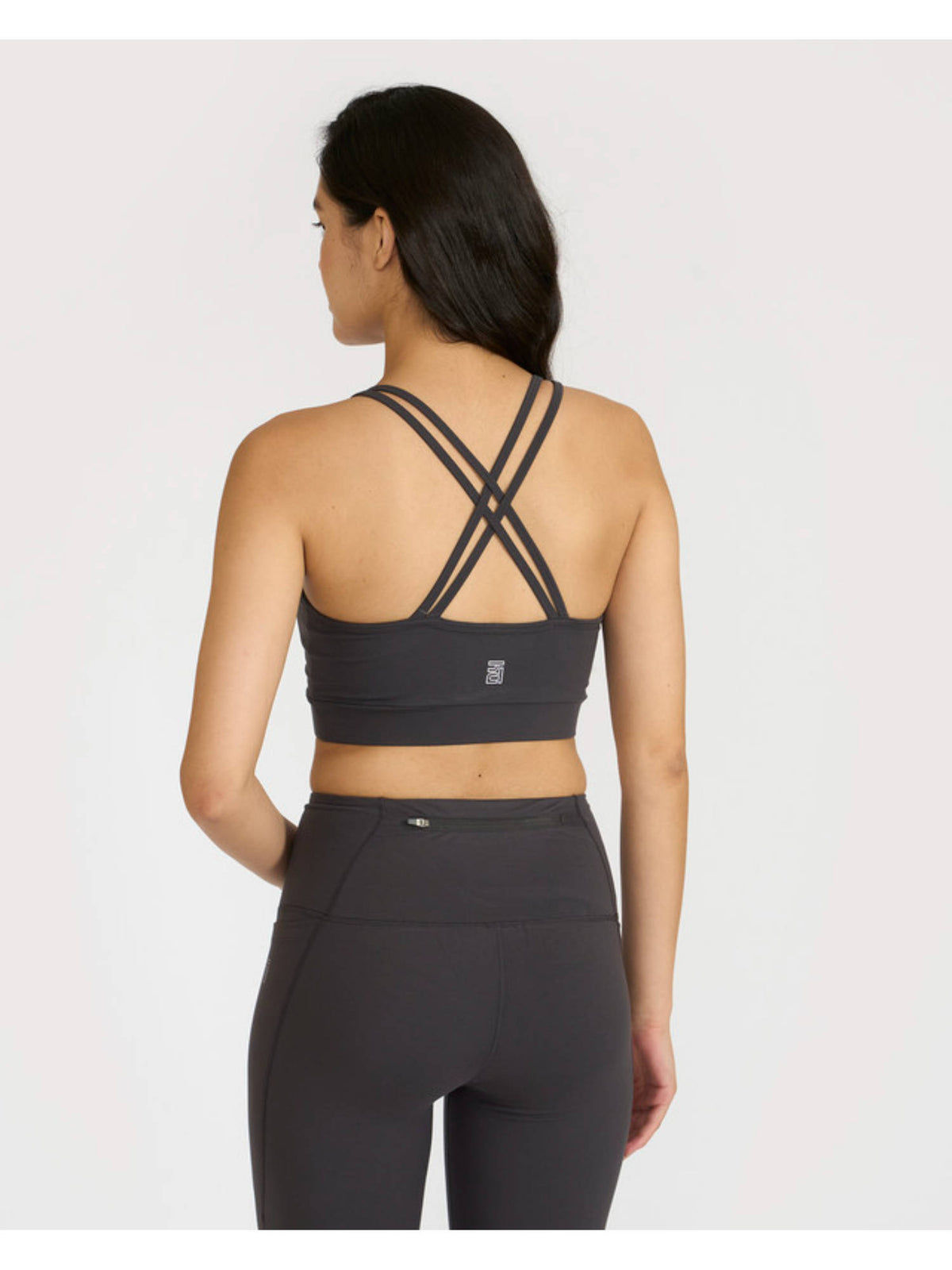 Women Zen Medium Coverage Sports Bra Grey | sb09 - view 2
