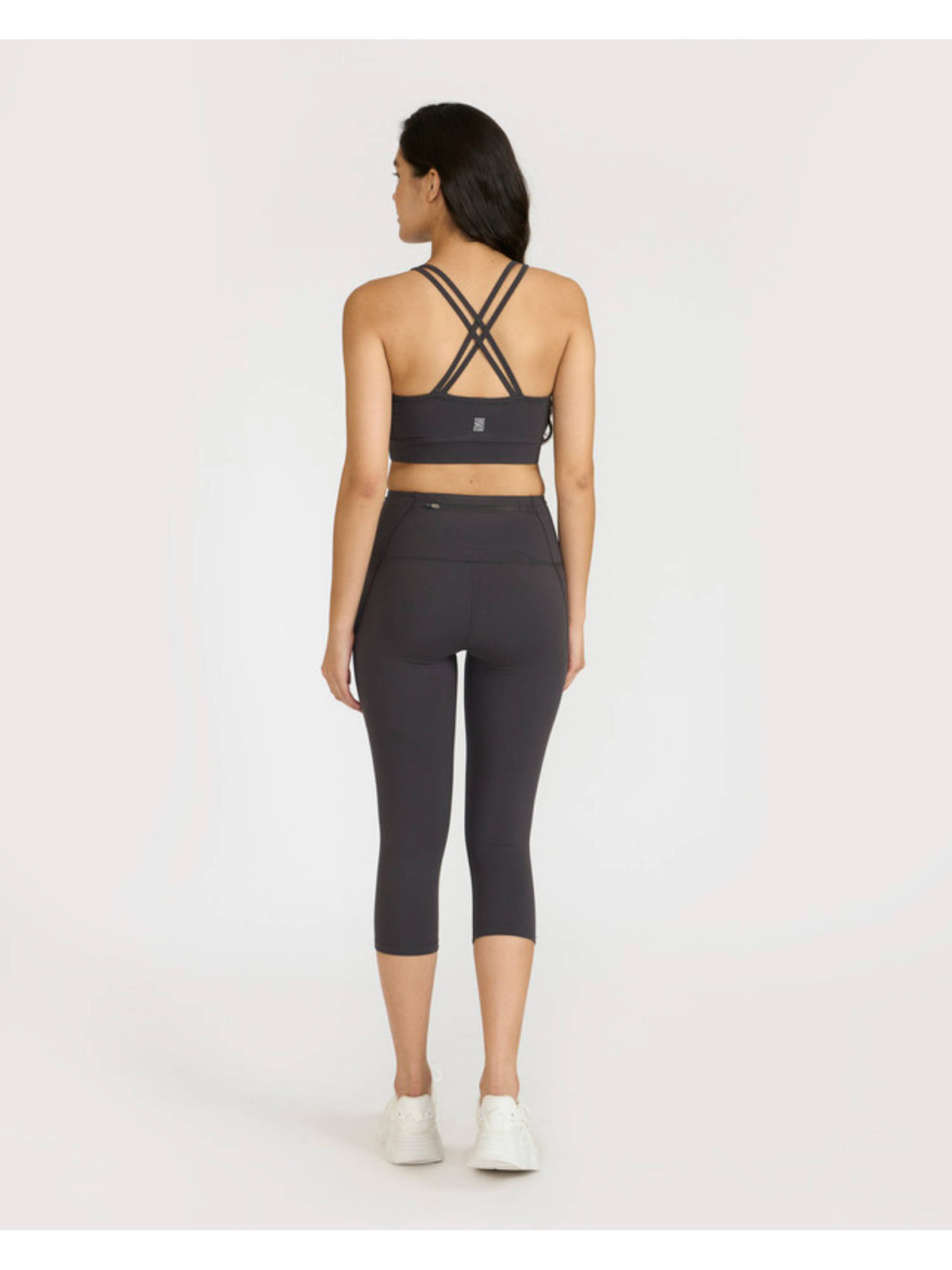Women Zen Medium Coverage Sports Bra Grey | sb09 - view 3