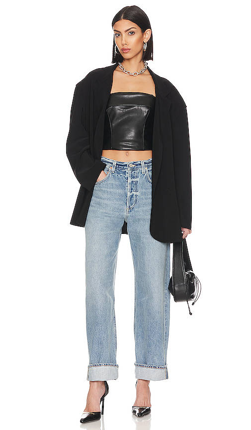 Ayla Baggy Cuffed Crop | BG78 - view 4