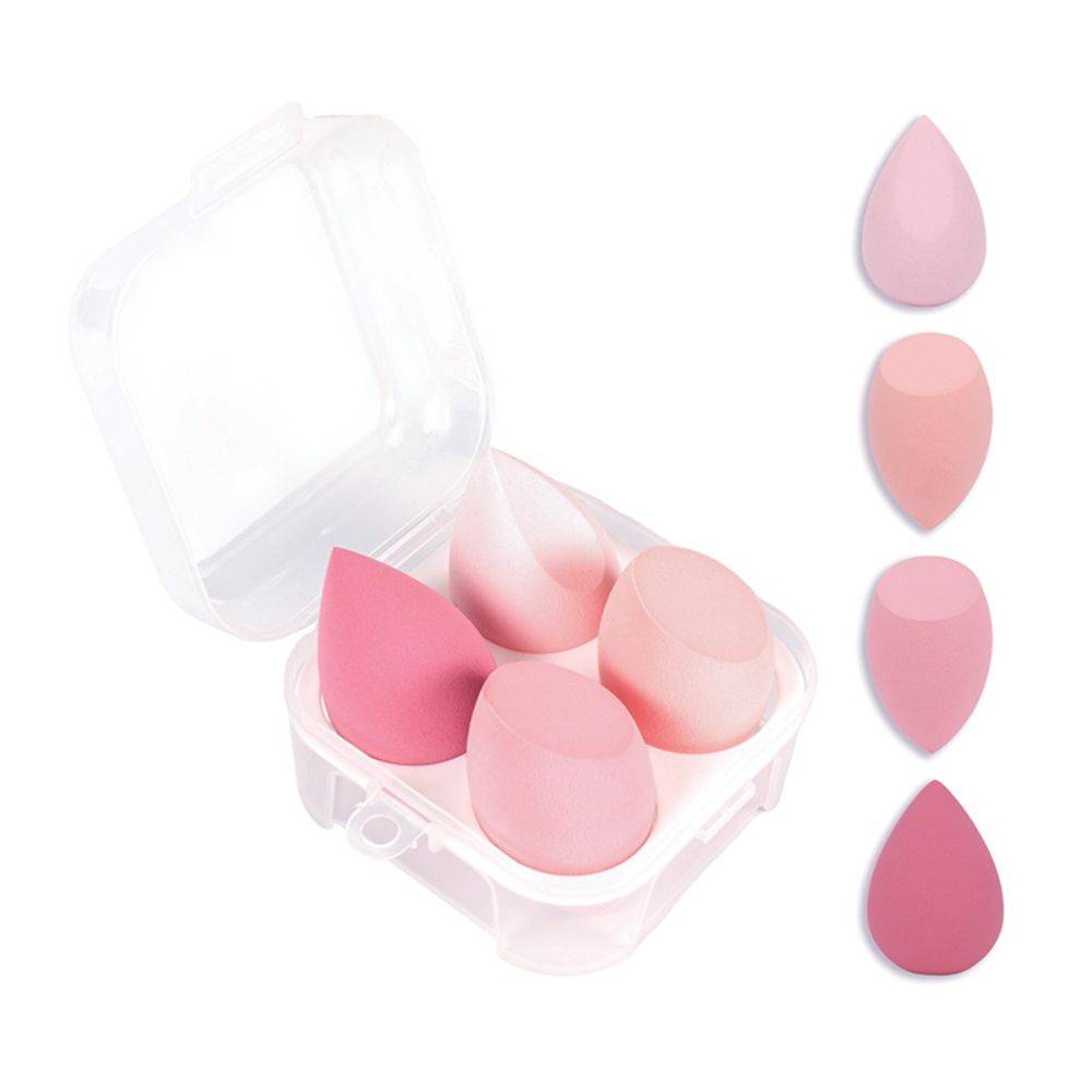Blender Bakery - 4 Makeup Sponges In Box (Beauty Applicator Puffs & Storage Case) | C83 - view 1