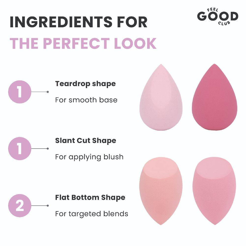 Blender Bakery - 4 Makeup Sponges In Box (Beauty Applicator Puffs & Storage Case) | C83 - view 3