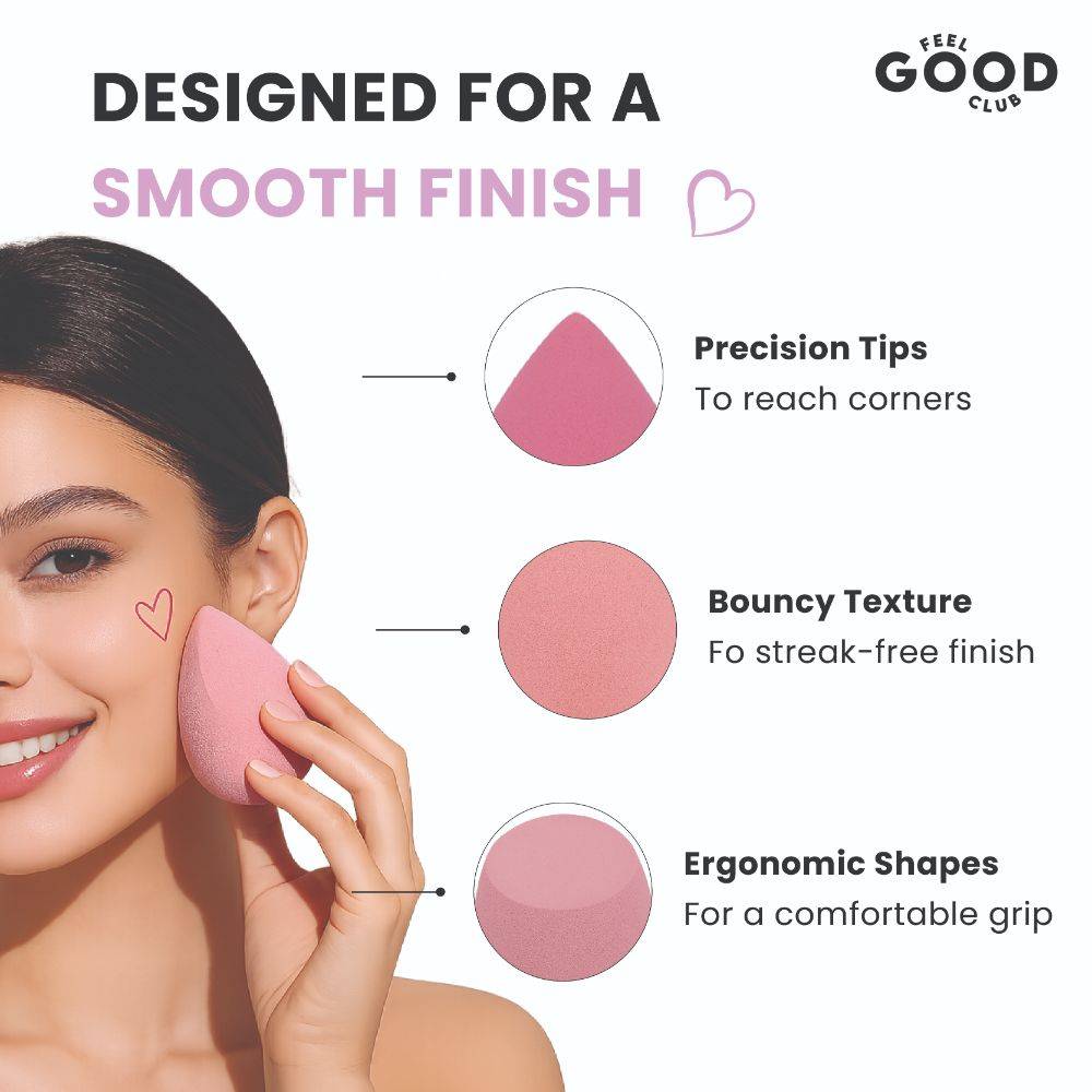Blender Bakery - 4 Makeup Sponges In Box (Beauty Applicator Puffs & Storage Case) | C83 - view 4