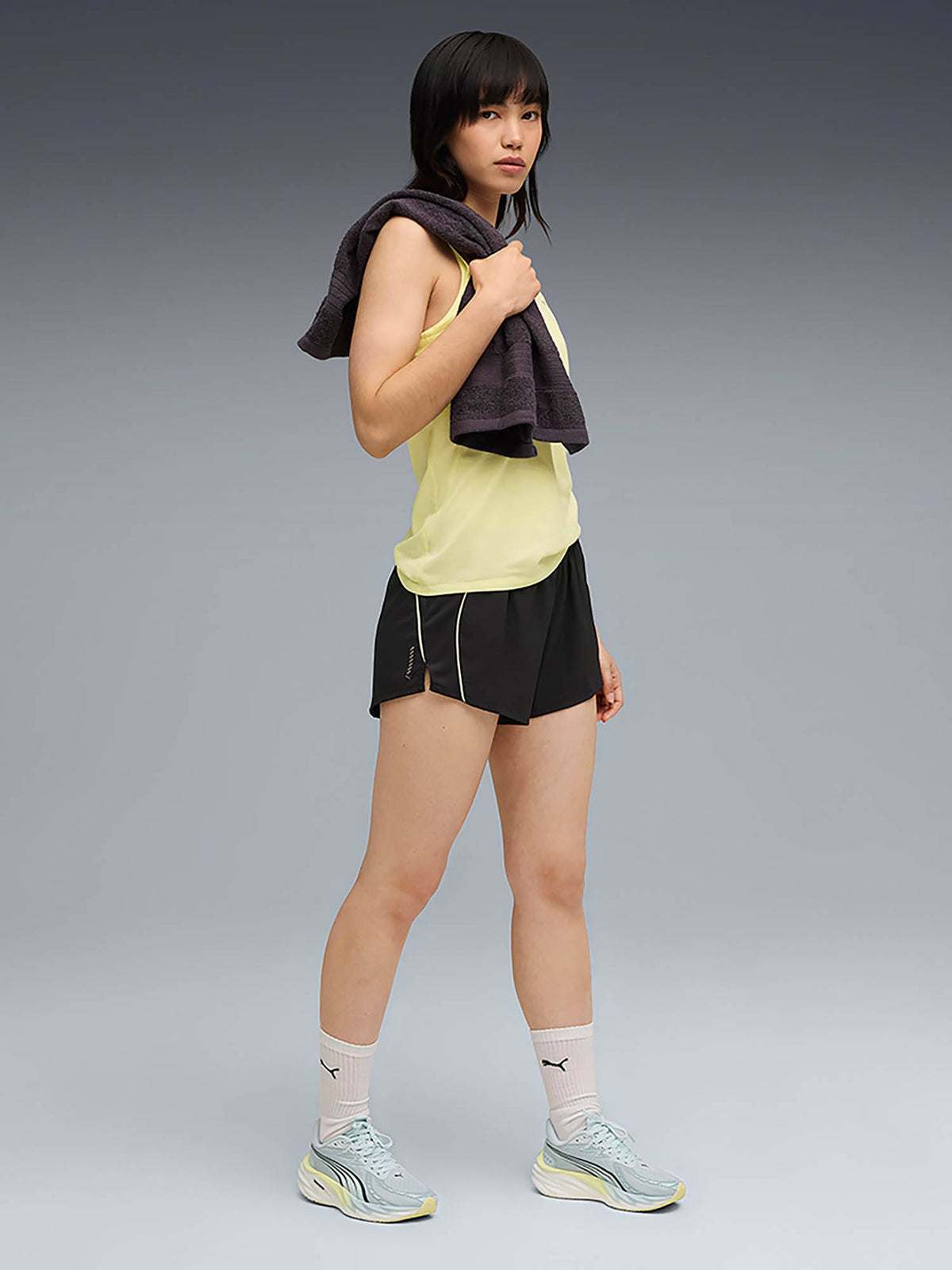 Velocity Women's Black 3" Running Shorts - view 4