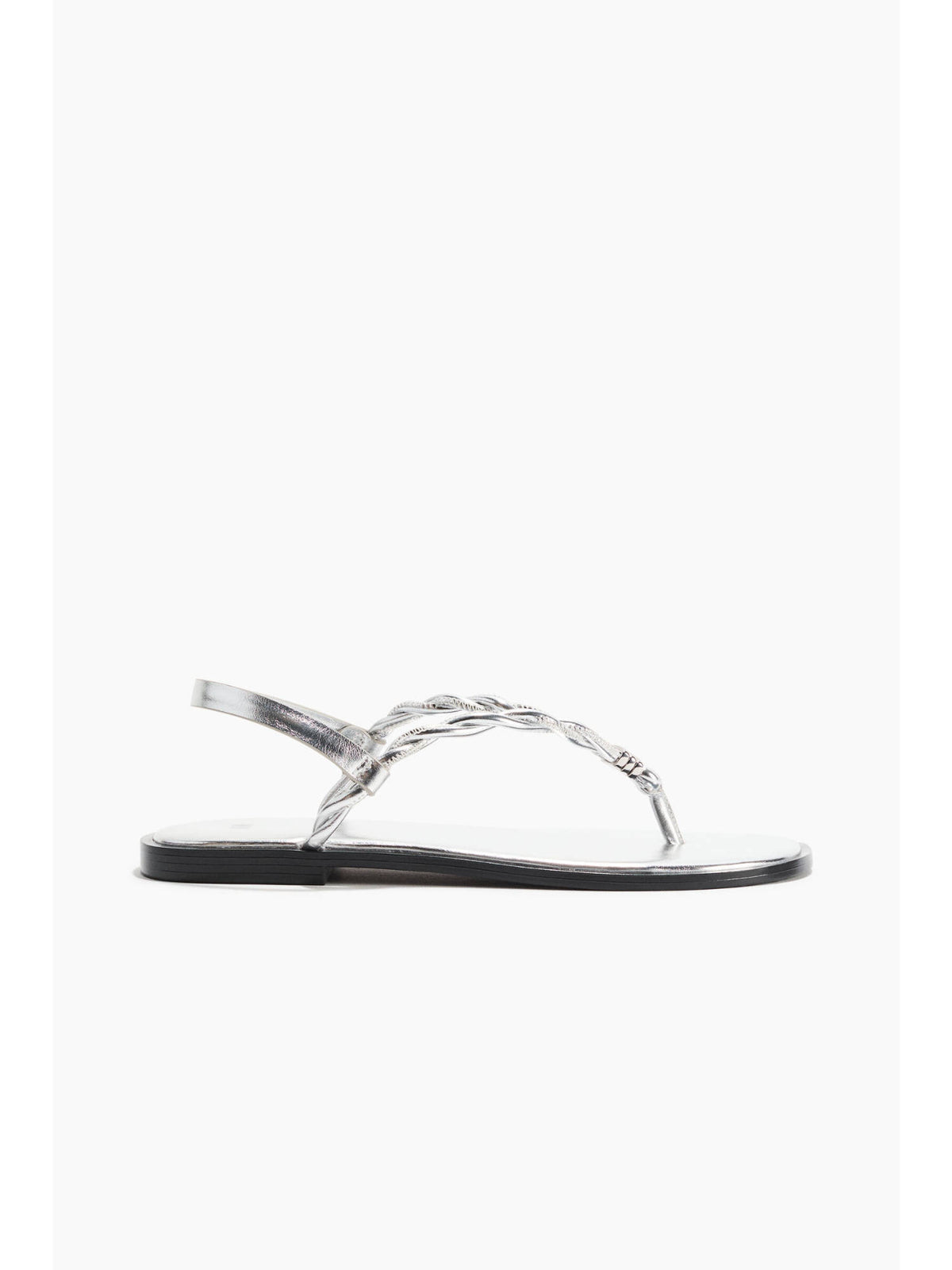 Women Black Twist-Detail Sandals | SD89 - view 8