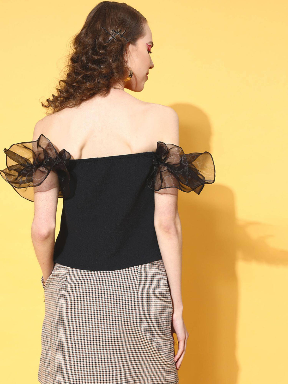 Lavender Solid Party Regular Top | TT90 - view 8