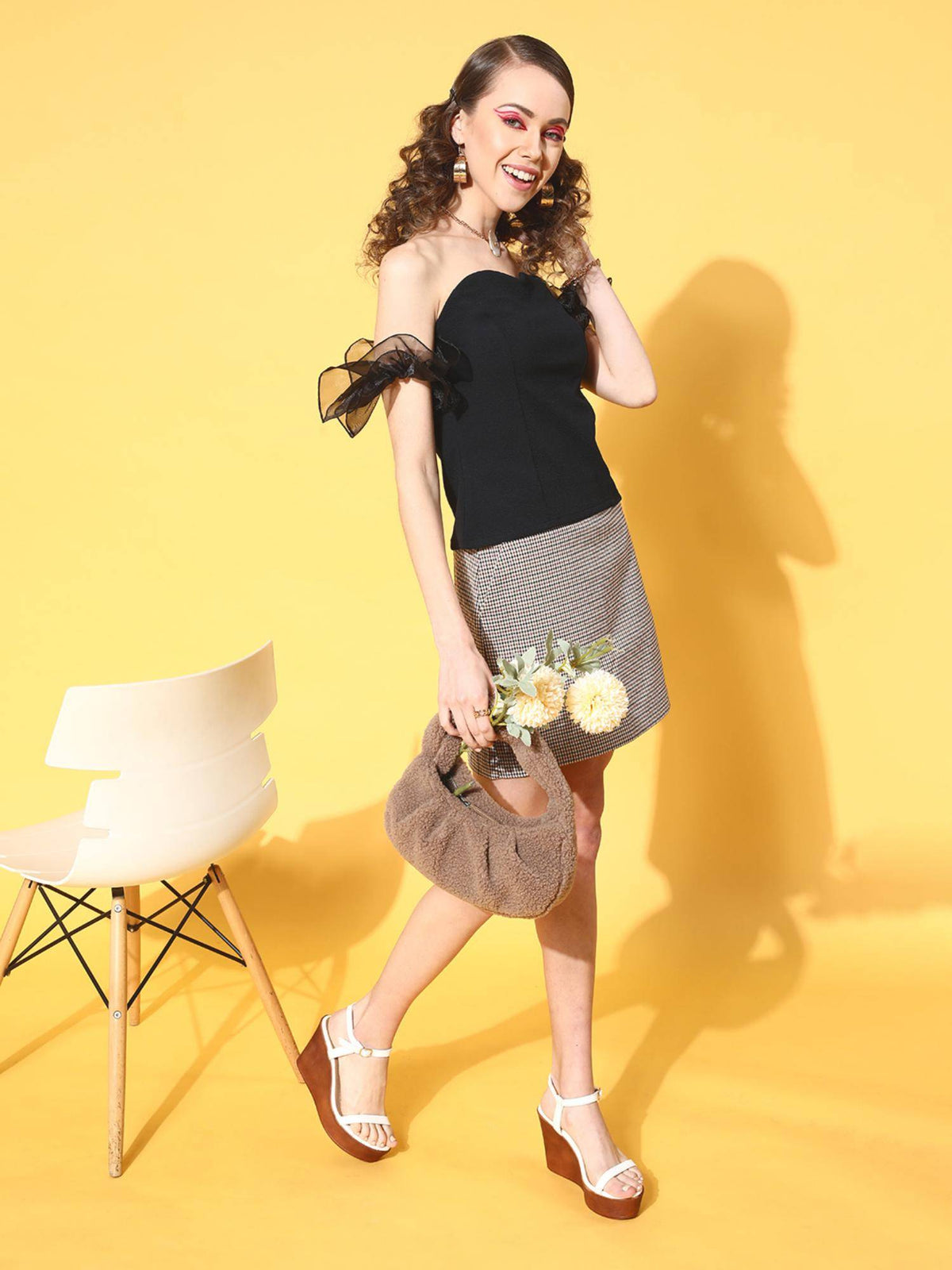 Lavender Solid Party Regular Top | TT90 - view 9