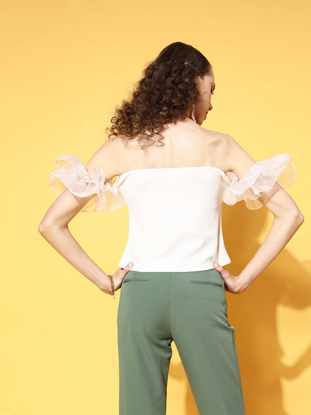 Lavender Solid Party Regular Top | TT90 - view 13