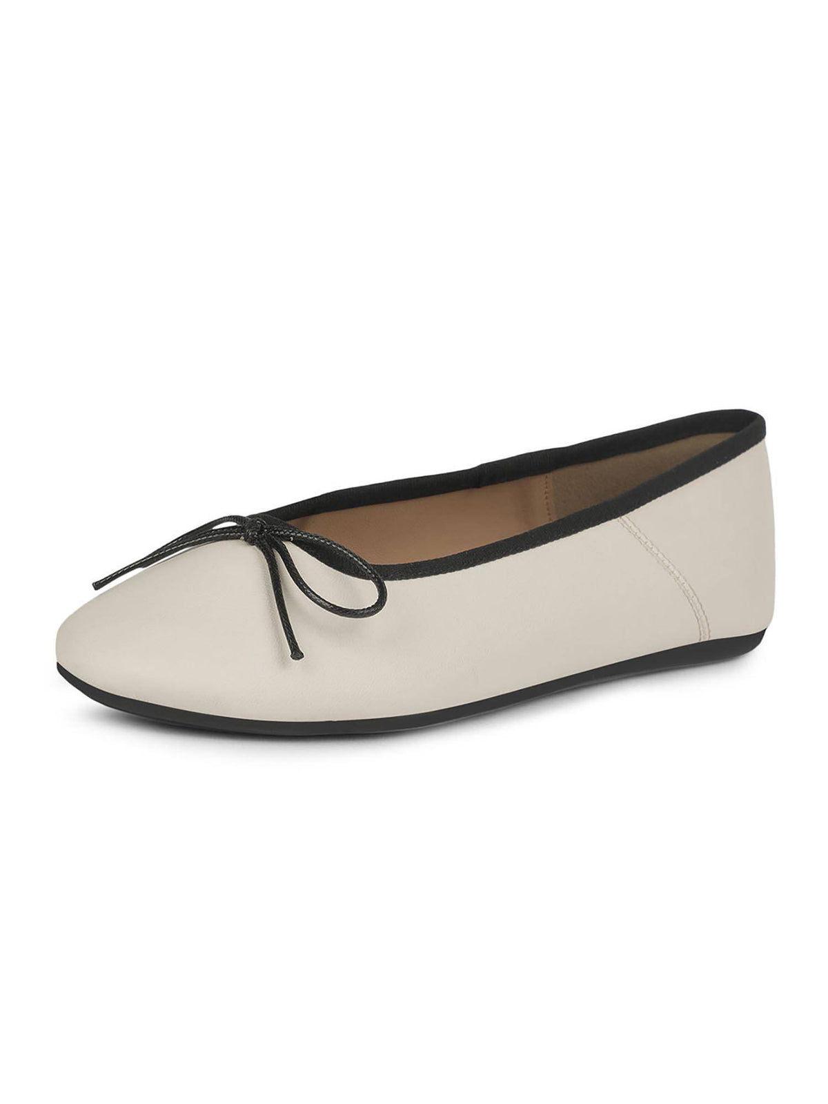 Women Beige Classic Comfort Ballerina | F61 - view 1