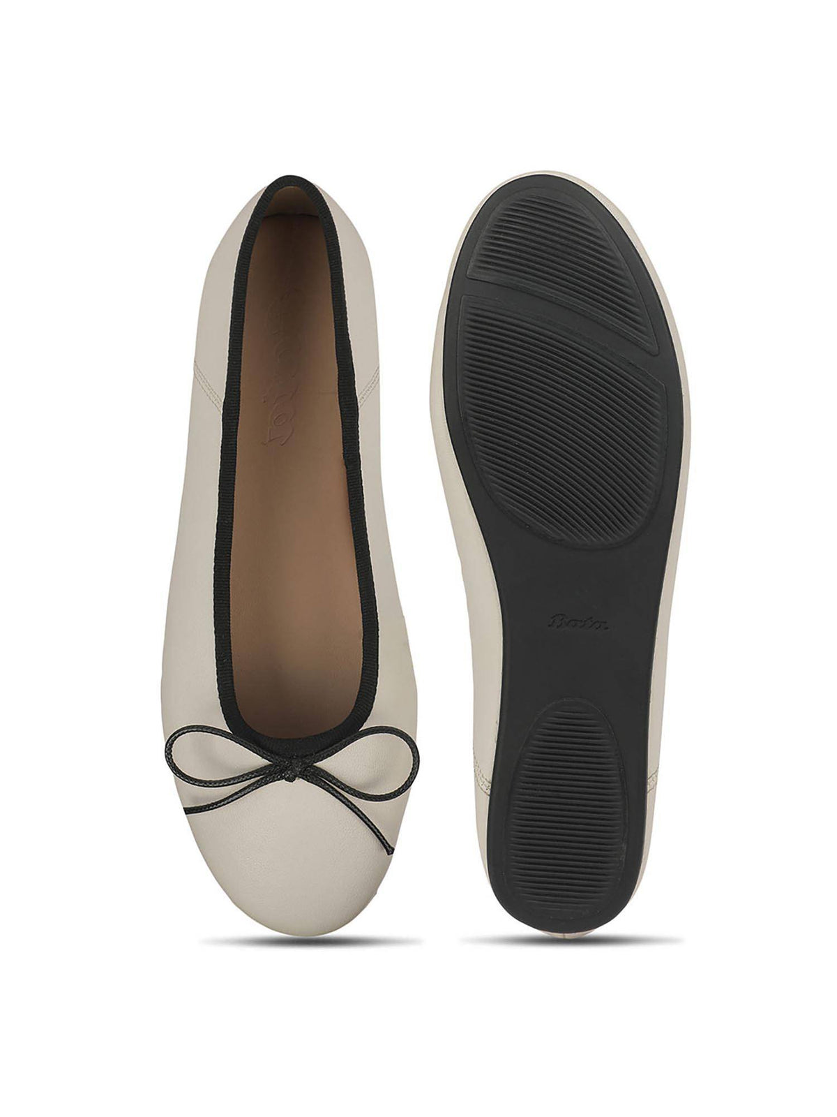 Women Beige Classic Comfort Ballerina | F61 - view 2