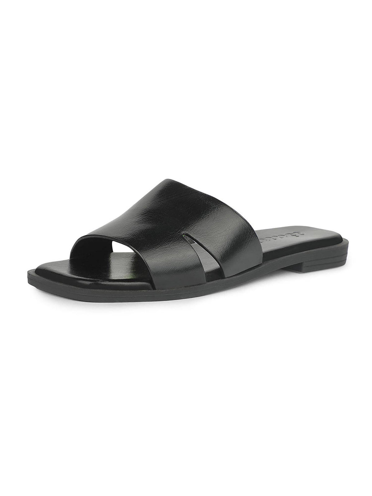 Women Black Flats | F61 - view 1