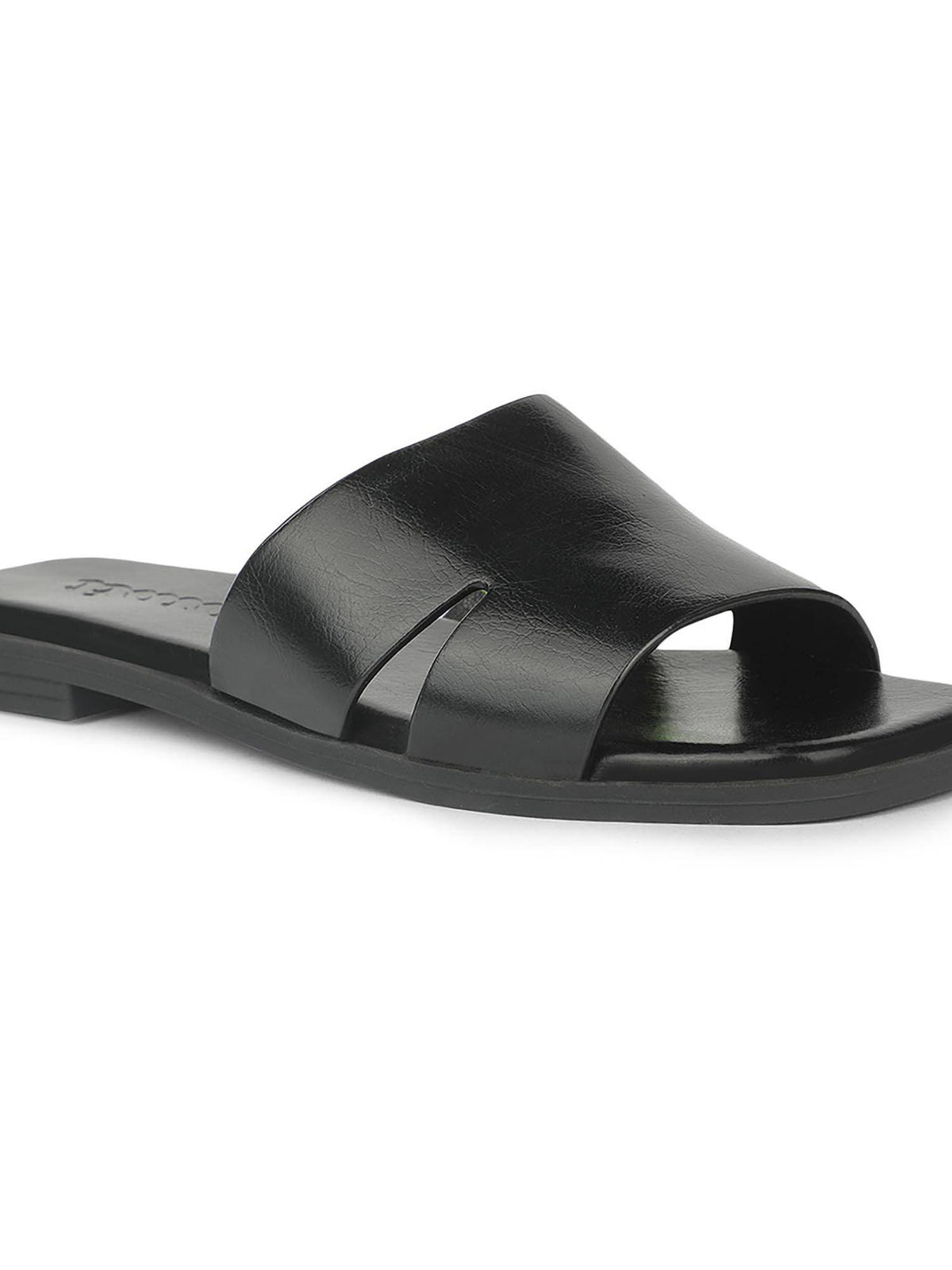 Women Black Flats | F61 - view 3