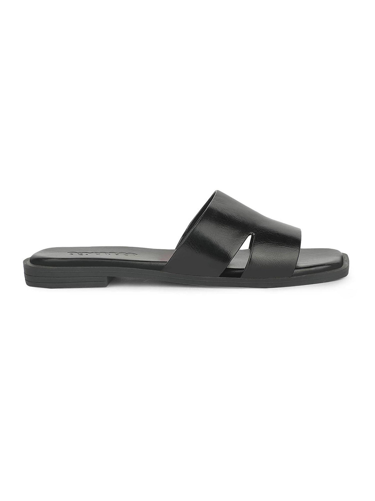 Women Black Flats | F61 - view 4