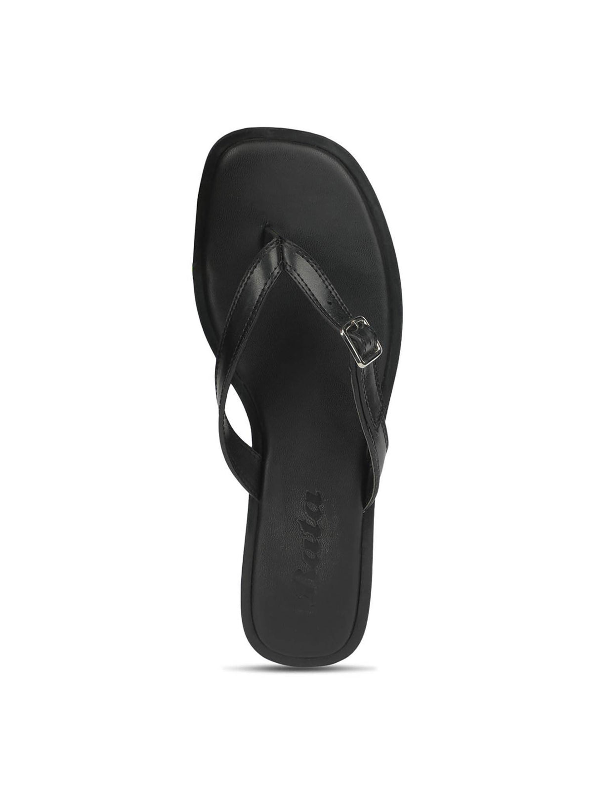 Women Black Elegant Flats | F61 - view 5