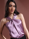 Women's Purple Regular Top | HT67 - view 1
