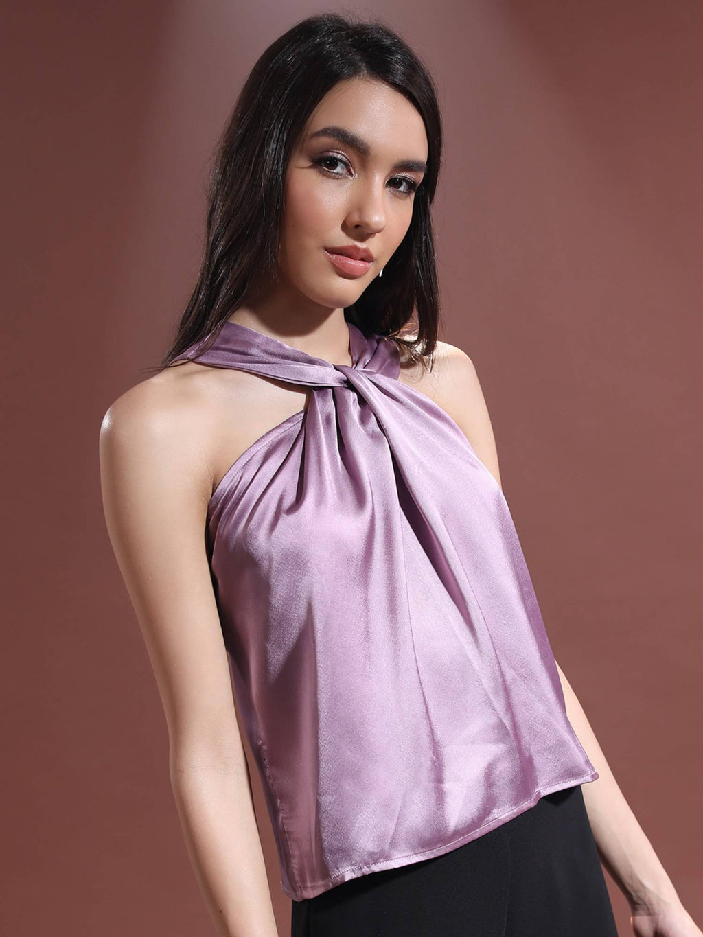 Women's Purple Regular Top | HT67 - view 6