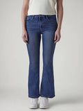 Womens 726 Blue Flared Fit High Rise Redloop Jeans | BT10 - view 1