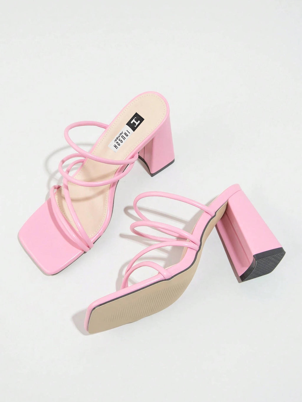 Women Basic Beach Block Heels Gold | H78 - view 13