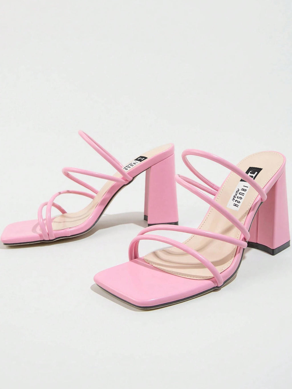 Women Basic Beach Block Heels Gold | H78 - view 16